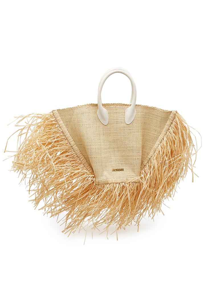 Jacquemus Jacquemus Le Baci Raffia Tote