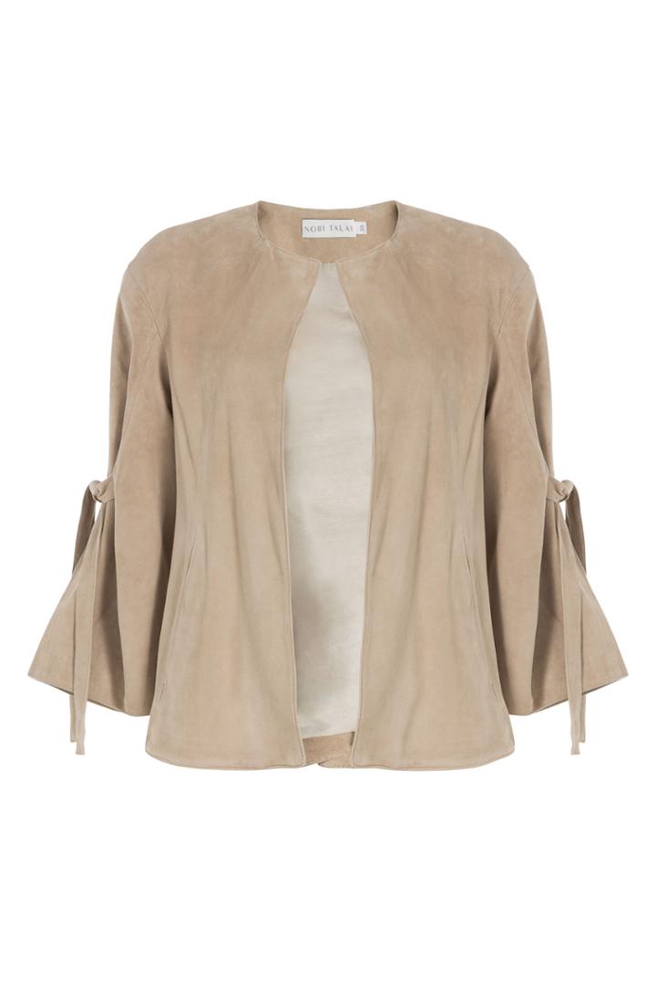 Nobi Talai Nobi Talai Suede Jacket - Beige