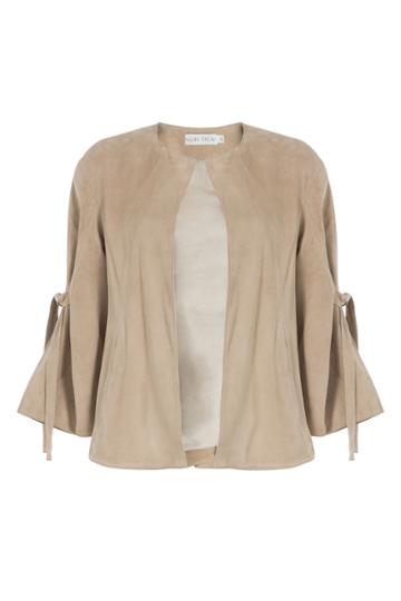 Nobi Talai Nobi Talai Suede Jacket - Beige