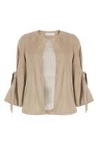 Nobi Talai Nobi Talai Suede Jacket - Beige