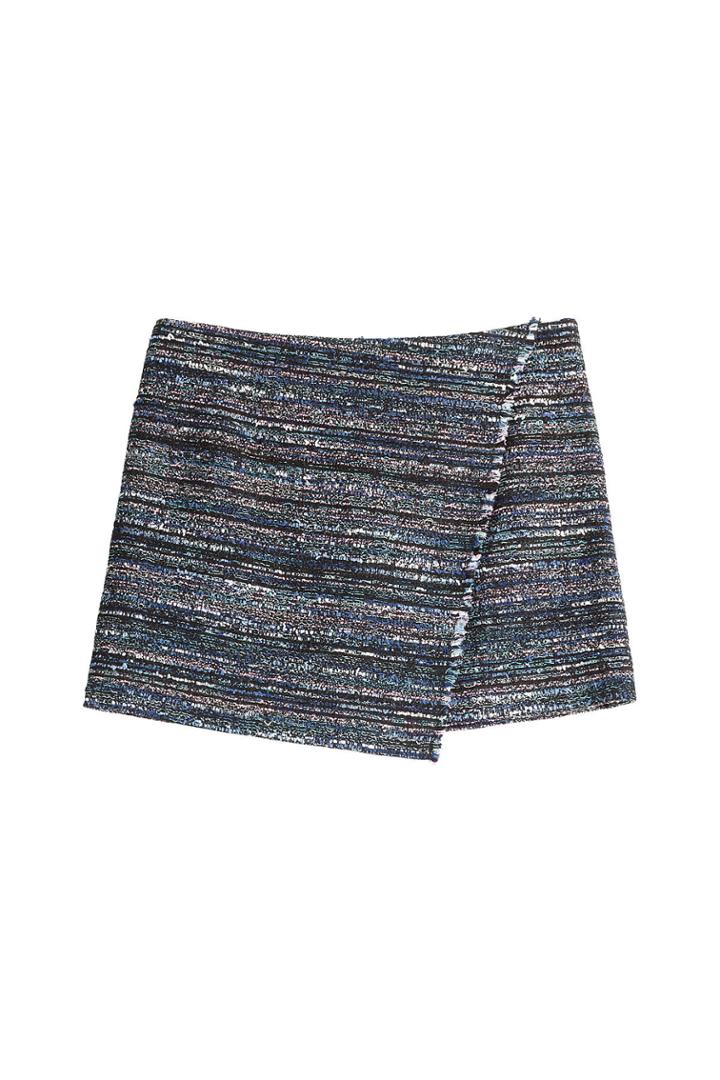 Diane Von Furstenberg Diane Von Furstenberg Cotton-blend Knit Mini Skirt - None