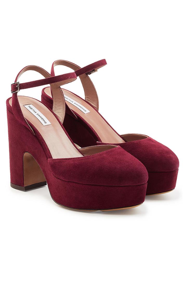 Tabitha Simmons Tabitha Simmons Suede Platform Sandals