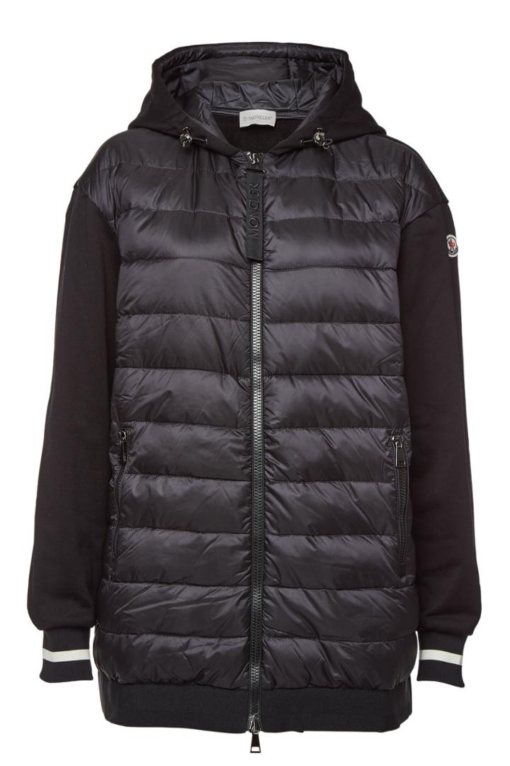 Moncler Moncler Cardigan With Cotton And Down Filling