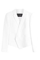 Tara Jarmon Tara Jarmon Structured Jersey Blazer - White