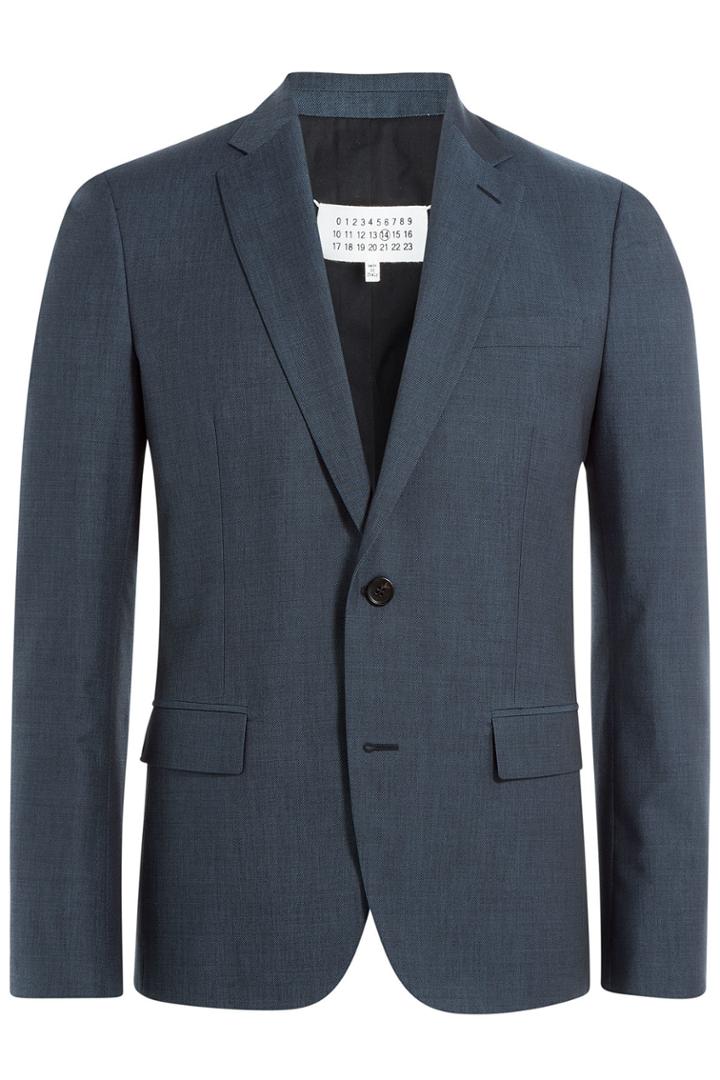 Maison Margiela Maison Margiela Virgin Wool-cotton Blend Blazer - None