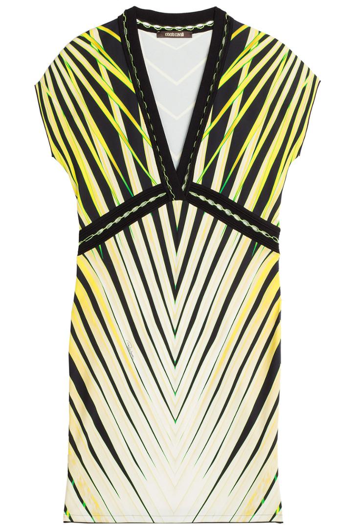 Roberto Cavalli Roberto Cavalli Printed Stretch Dress - Multicolor