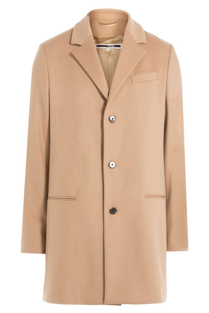 Mcq Alexander Mcqueen Mcq Alexander Mcqueen Wool Coat - Camel