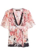 Roberto Cavalli Roberto Cavalli Printed Silk Top