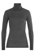 Majestic Majestic Cotton Turtleneck Pullover With Cashmere