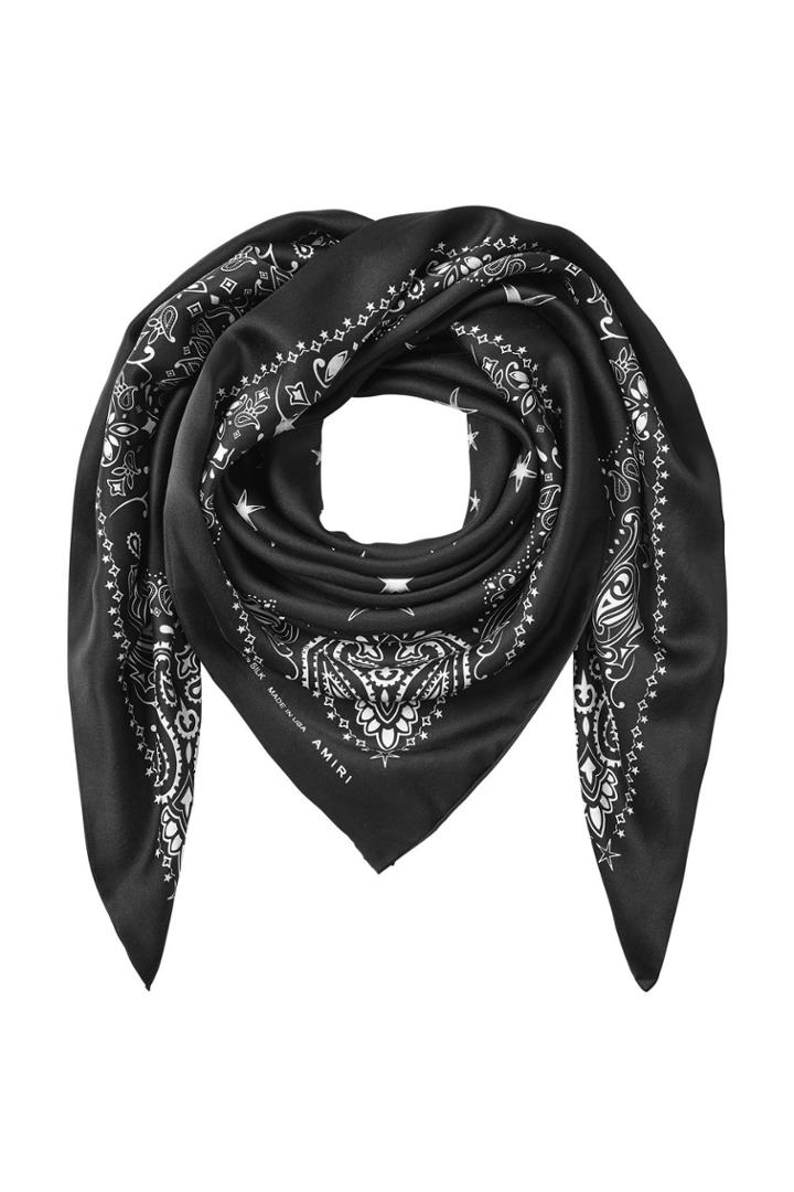 Amiri Amiri Printed Silk Scarf