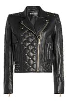 Balmain Balmain Embellished Leather Jacket