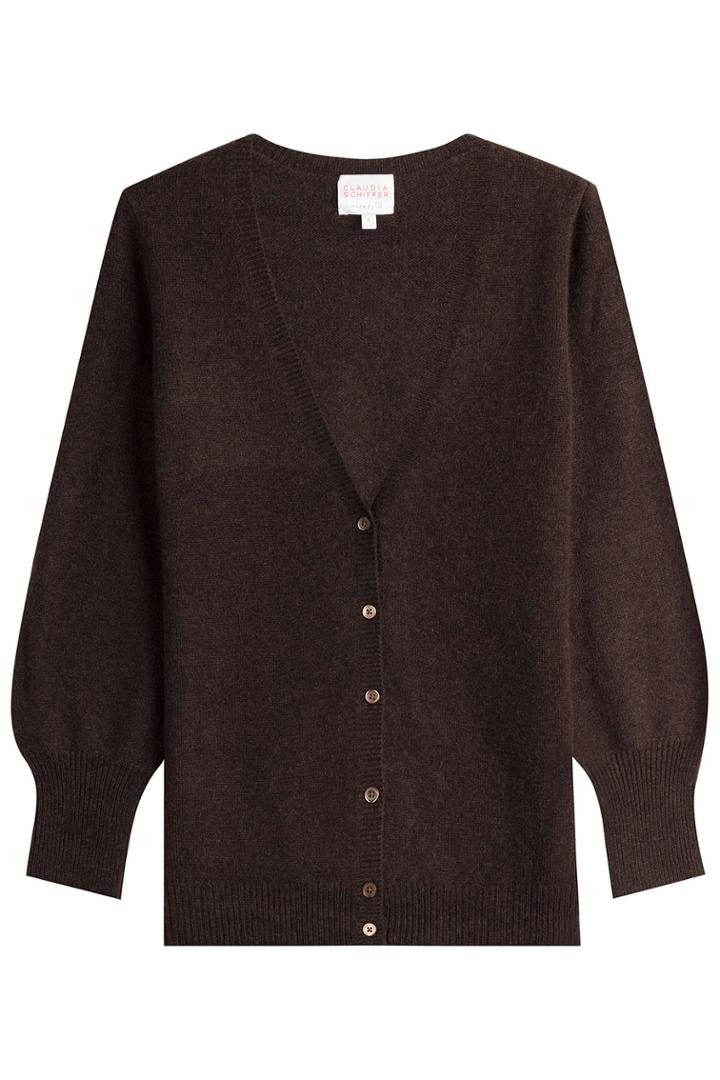Claudia Schiffer Claudia Schiffer Cashmere Cardigan - Brown