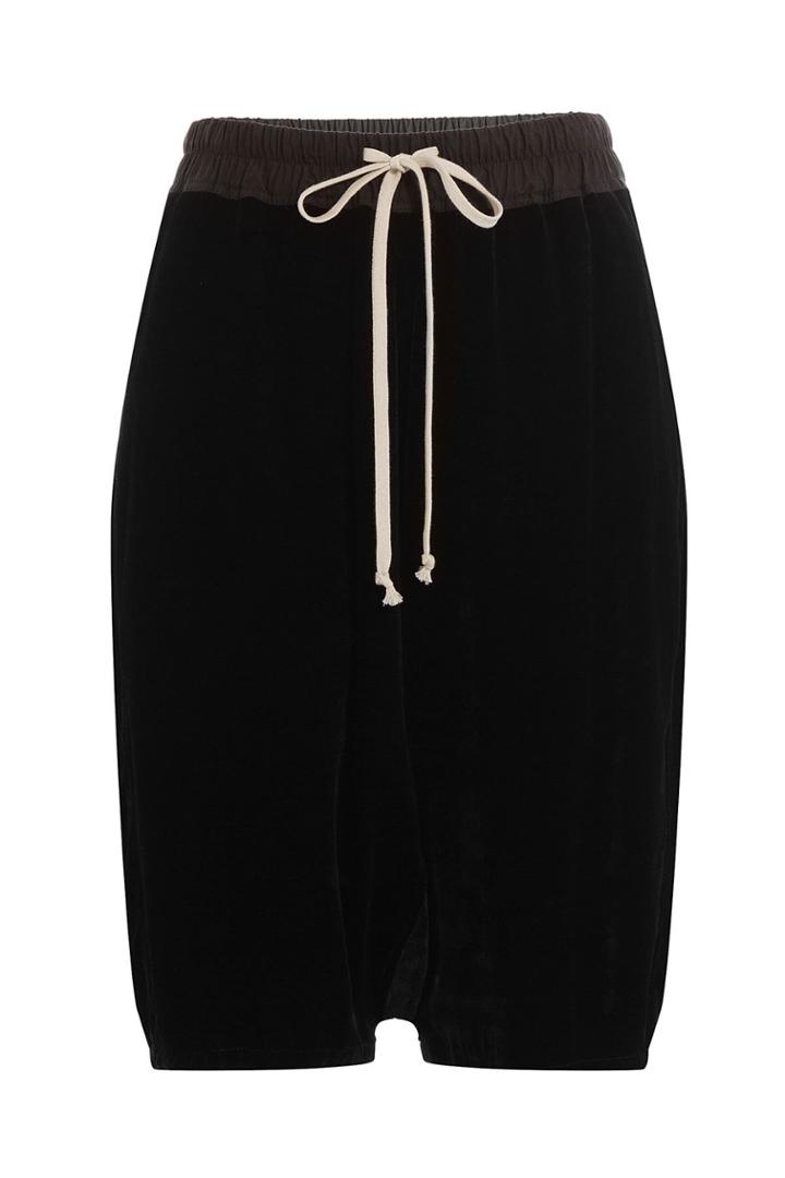 Rick Owens Rick Owens Harem Shorts With Silk