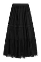 Tara Jarmon Tara Jarmon Skirt With Mesh - Black