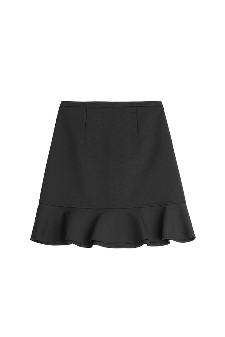 Paule Ka Paule Ka Skirt With Wool - Black