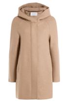 Harris Wharf London Harris Wharf London Virgin Wool Coat With Hood - Camel