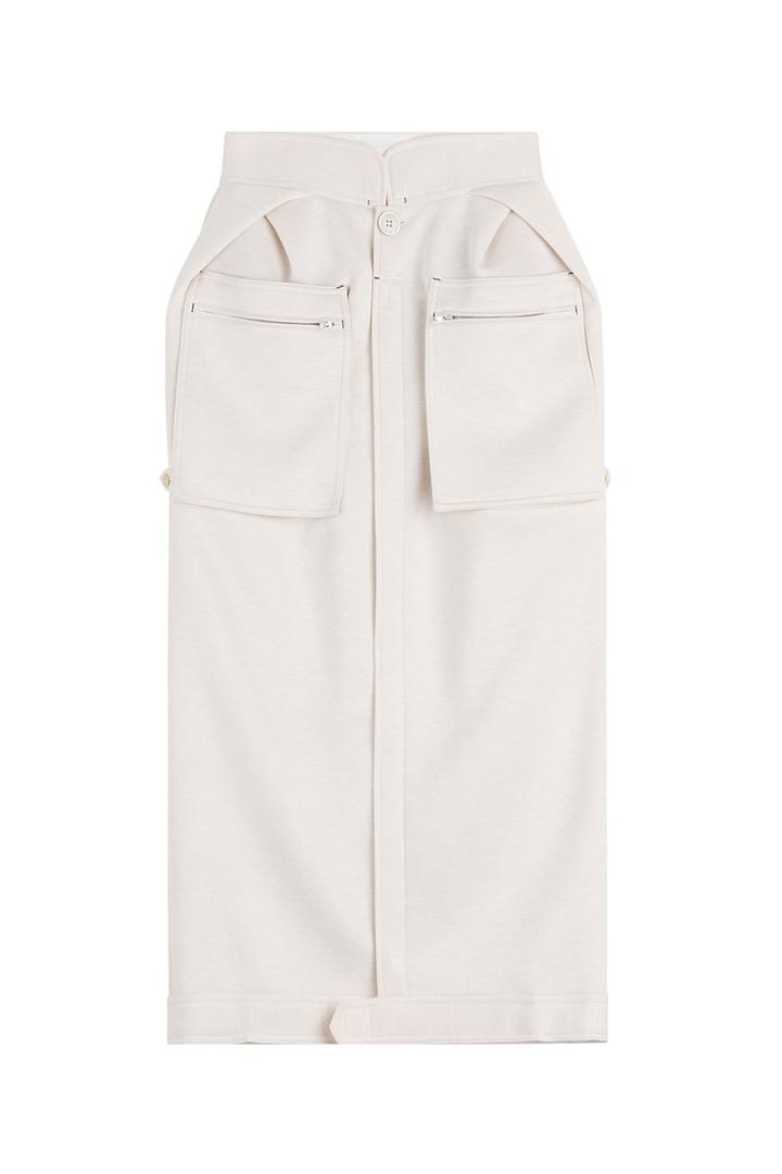 Maison Margiela Maison Margiela Midi Skirt With Patch Pockets