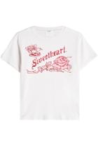 Re/done Re/done Sweetheart Printed Cotton T-shirt