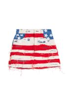 Marc Jacobs Marc Jacobs American Flag Denim Mini Skirt - Multicolor