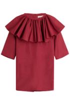 Nina Ricci Nina Ricci Cotton Blouse With Ruffles - Red