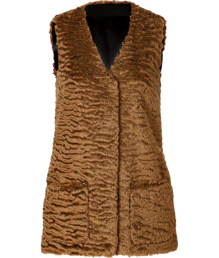 Jil Sander Navy Mohiar-wool Vest