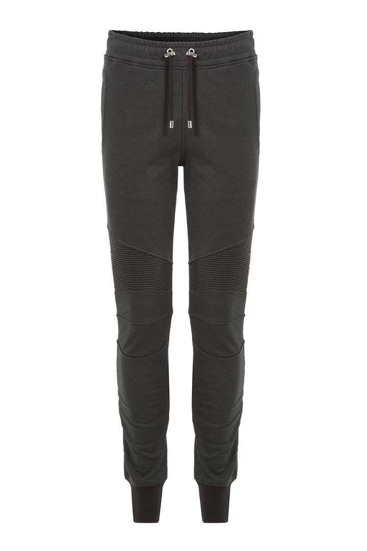 Balmain Balmain Cotton Biker Sweatpants - Black