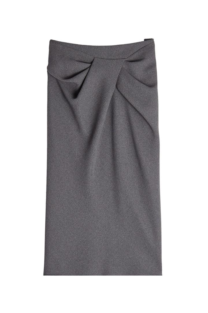 Paule Ka Paule Ka Skirt With Draped Front