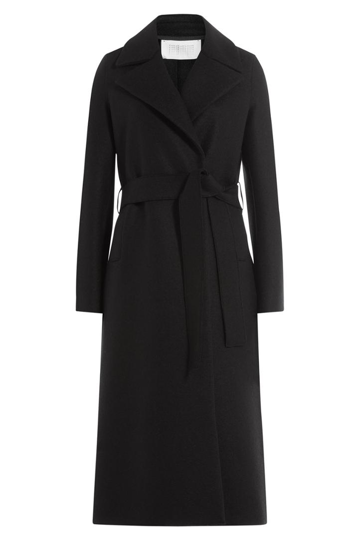 Harris Wharf London Harris Wharf London Virgin Wool Duster Coat - Black