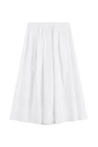 Vanessa Bruno Vanessa Bruno Cotton Skirt With Embroidery - White