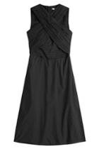 Carven Carven Wrap Bodice Sheath Dress - Black