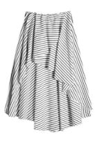 Caroline Constas Caroline Constas Adelle Striped Cotton Skirt