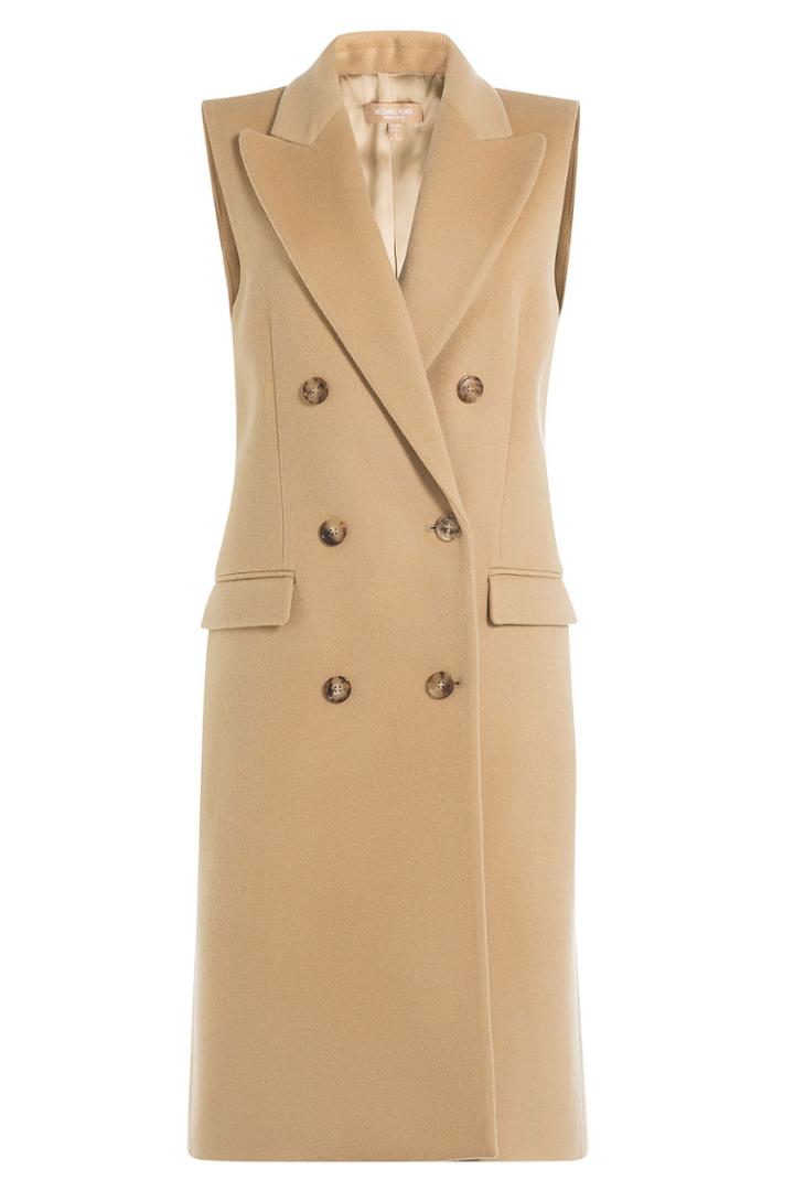 Michael Kors Michael Kors Virgin Wool Vest With Cashmere