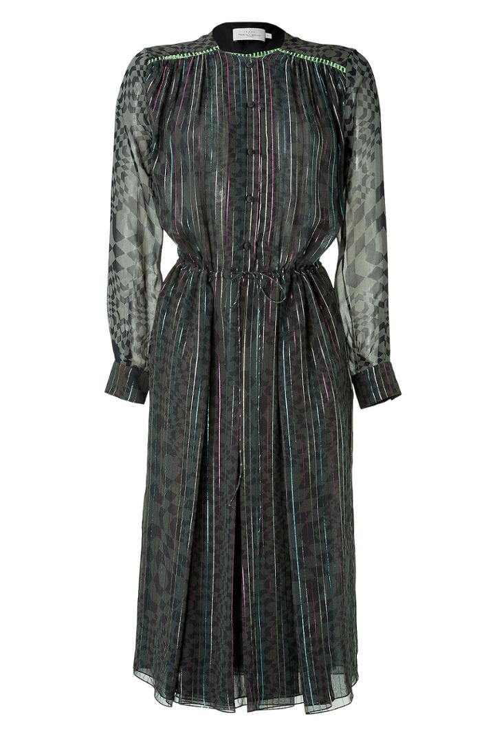 Preen Preen Metallic Tatooine Dress - Multicolored