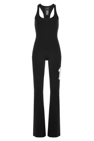 Fenty X Puma By Rihanna Fenty X Puma By Rihanna Jersey Jumpsuit With Flared Pants - Black