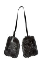 Jil Sander Jil Sander Fur Muffs With Leather Strap