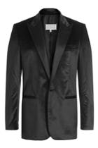 Maison Margiela Maison Margiela Silk-cotton Satin Blazer - Black