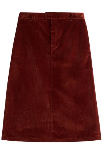 A.p.c. A.p.c. Corduroy Skirt - Red