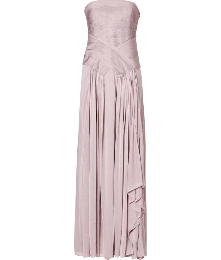 Ralph Lauren Collection Draped Strapless Gown