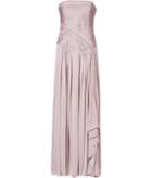 Ralph Lauren Collection Draped Strapless Gown