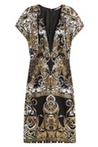 Roberto Cavalli Roberto Cavalli Printed Dress - Gold