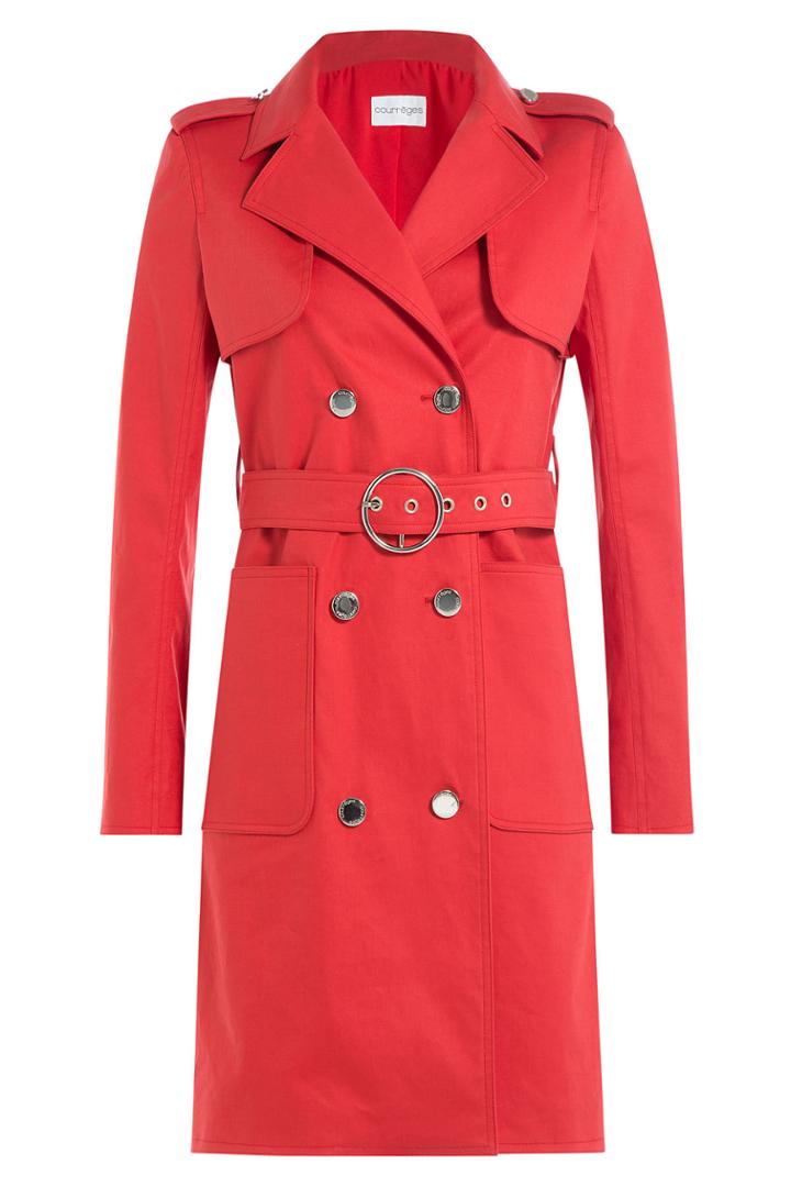 Courreges Courreges Cotton Blend Trench Coat
