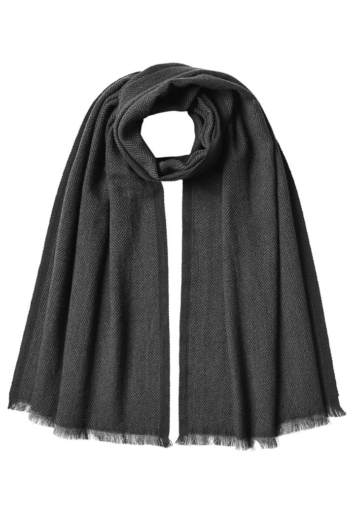 Jil Sander Jil Sander Scarf With Virgin Wool And Cashmere - Black