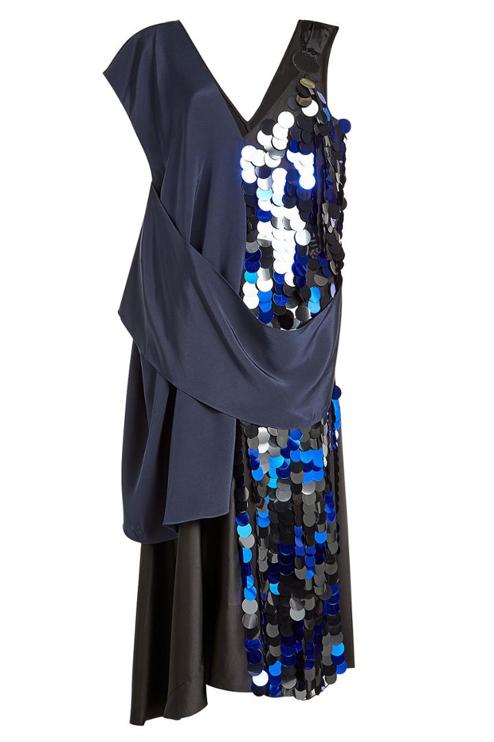 Diane Von Furstenberg Diane Von Furstenberg Silk Dress With Sequin Embellishment