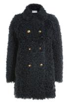 Red Valentino Red Valentino Shearling Coat - Blue