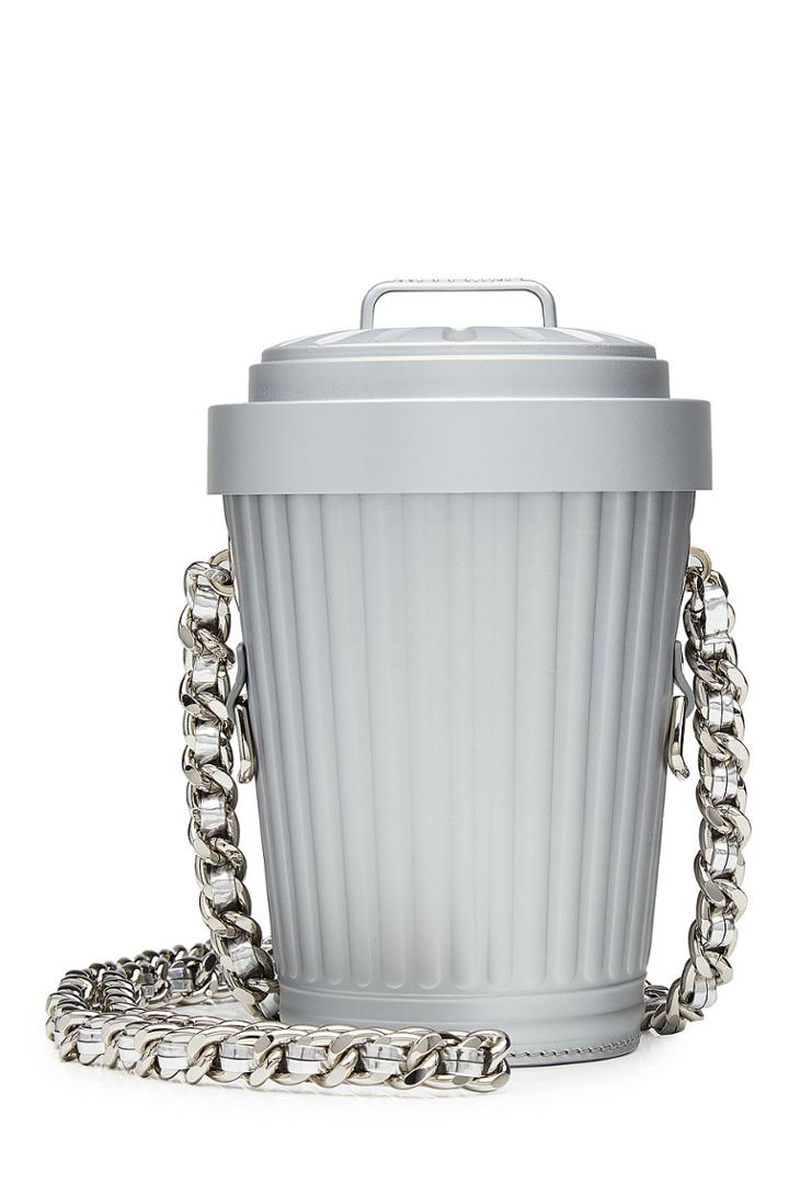 Moschino Moschino Trash Can Shoulder Bag With Chain Strap
