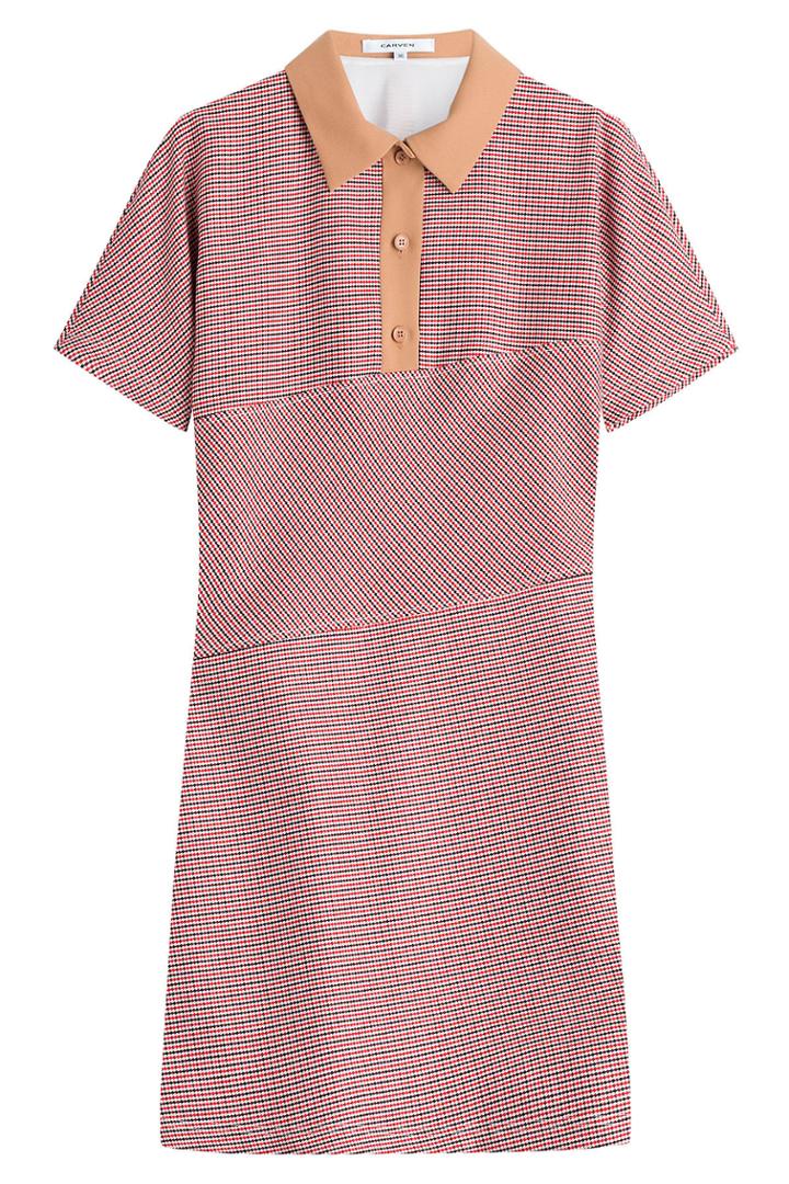 Carven Carven Printed Polo Dress - Multicolored