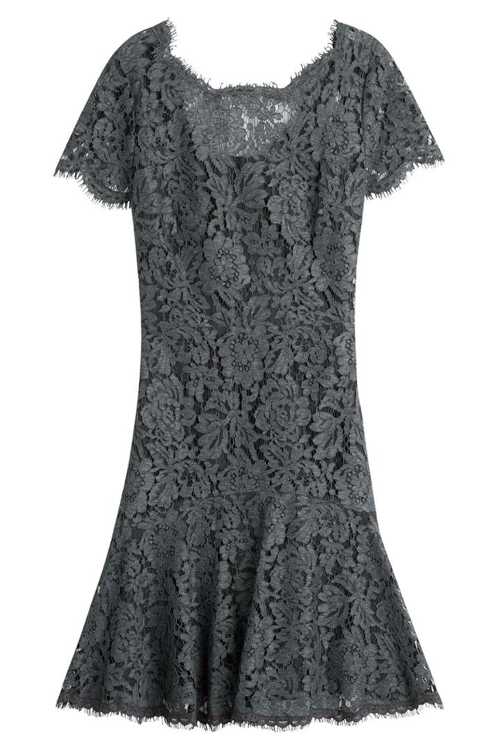 Diane Von Furstenberg Diane Von Furstenberg Lace Dress - Grey