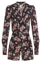 Tara Jarmon Tara Jarmon Printed Playsuit - Black
