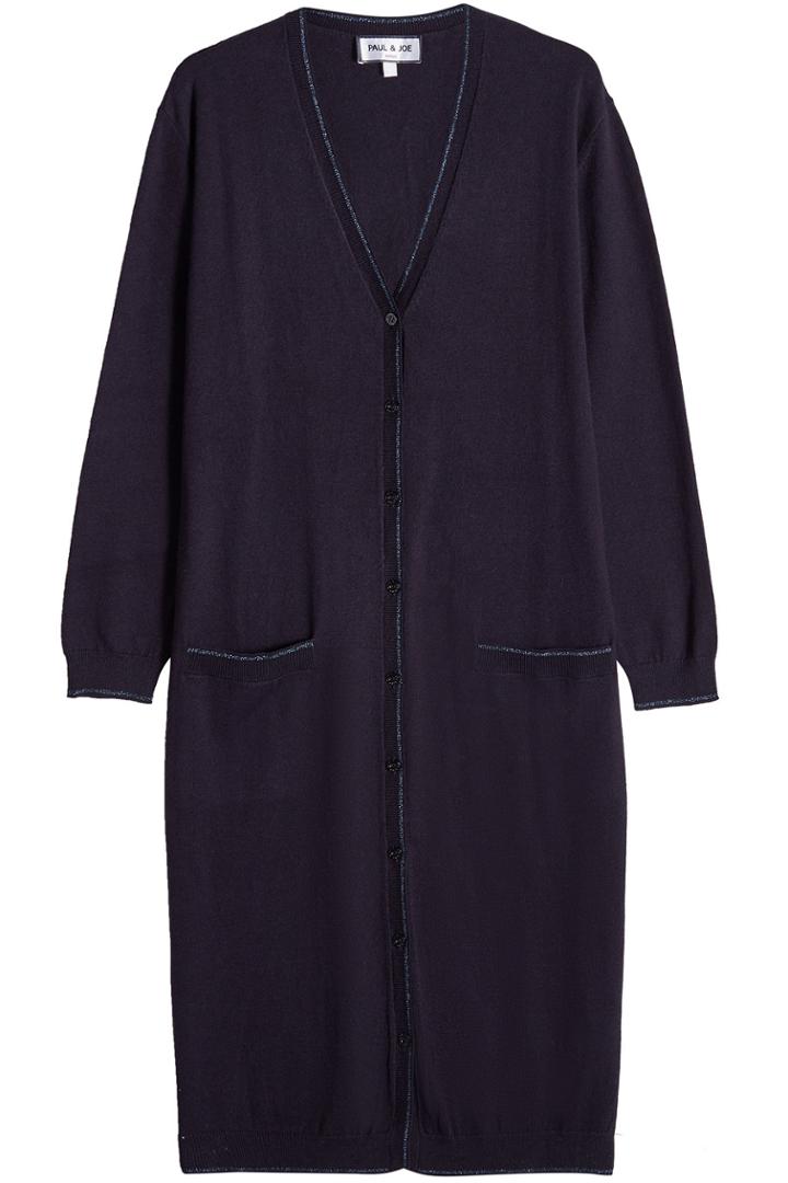 Paul & Joe Paul & Joe Cardigan With Cotton, Wool And Metallic Thread