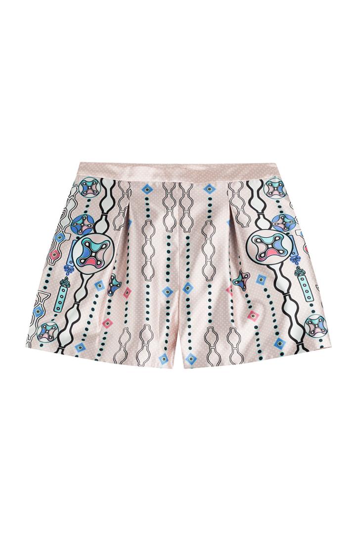Peter Pilotto Peter Pilotto Printed Silk Shorts - None
